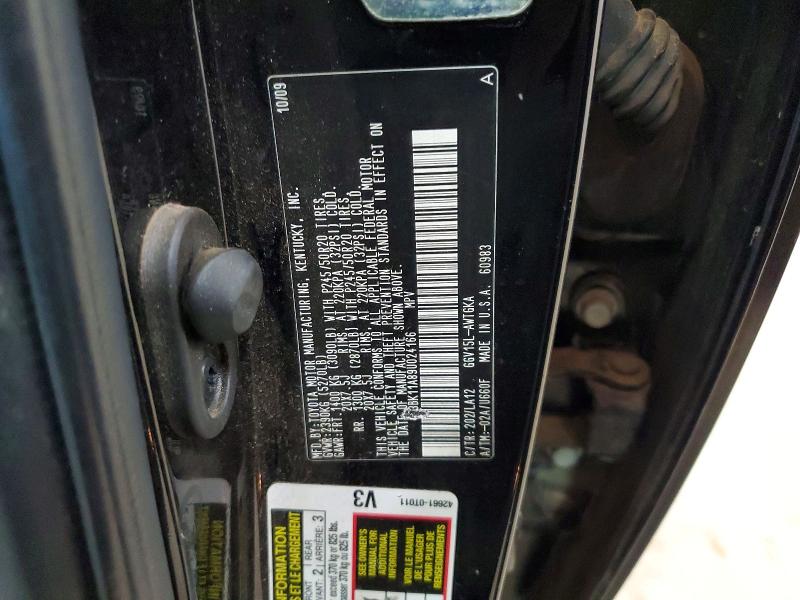 Aukcja sprzedaży 2009 Toyota Venza, vin: 4T3BK11A89U024166, numer aukcji: 52063506
