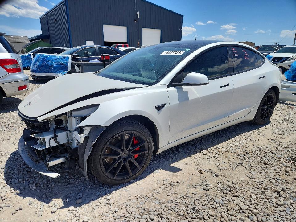 2021 Tesla Model 3 მანქანა იყიდება აუქციონზე, vin: 5YJ3E1EC3MF059669, აუქციონის ნომერი: 55077246
