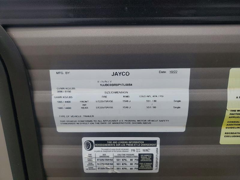 Aukcja sprzedaży 2023 Jayc Trailers, vin: 1UJBC0BR0P17L0054, numer aukcji: 53286296