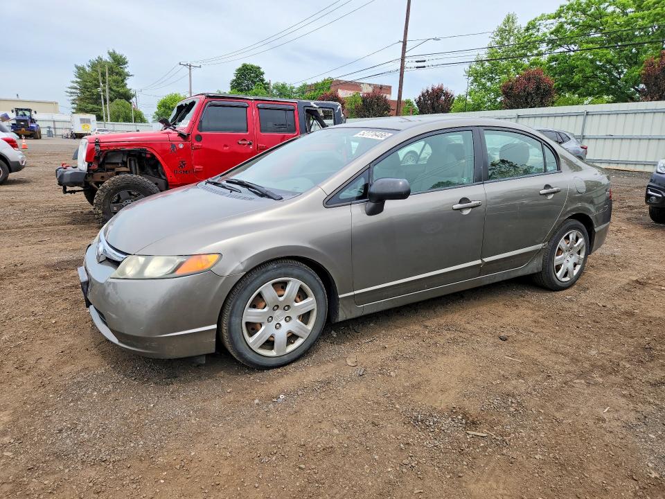 2008 Honda Civic მანქანა იყიდება აუქციონზე, vin: 2HGFA16568H343839, აუქციონის ნომერი: 52776466