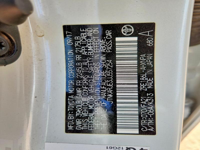 Aukcja sprzedaży 2018 Toyota Corolla Im, vin: JTNKARJE3JJ557254, numer aukcji: 53631866