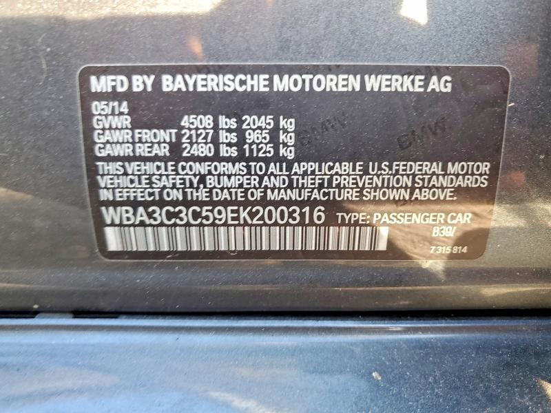 Продажа на аукционе авто 2014 Bmw 320, vin: WBA3C3C59EK200316, номер лота: 52144626