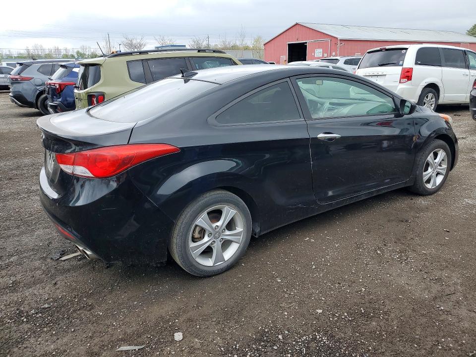 2013 Hyundai Elantra Coupe მანქანა იყიდება აუქციონზე, vin: KMHDH6AE8DU022975, აუქციონის ნომერი: 53290666
