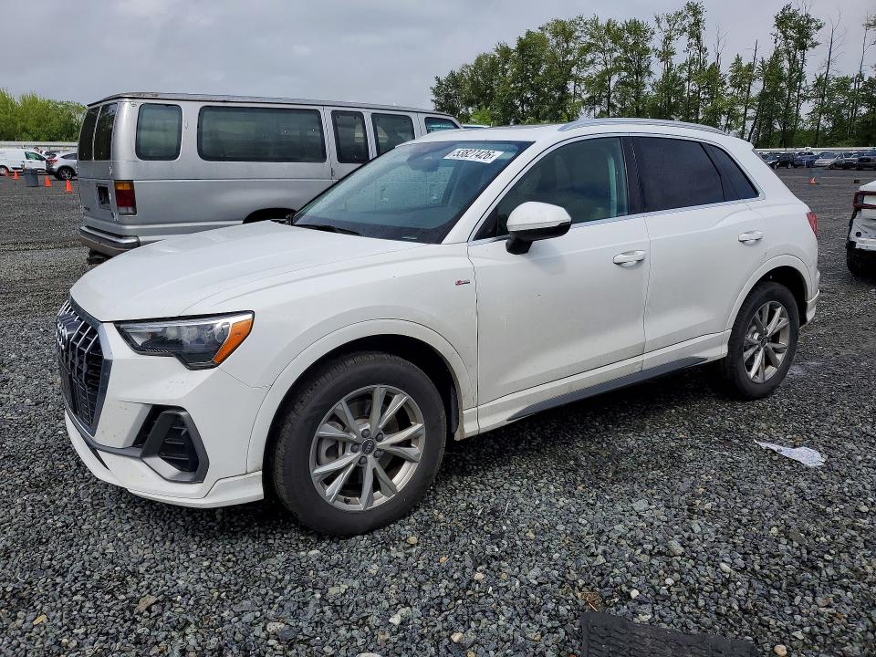 2022 Audi Q3 მანქანა იყიდება აუქციონზე, vin: WA1DECF37N1086490, აუქციონის ნომერი: 53827426