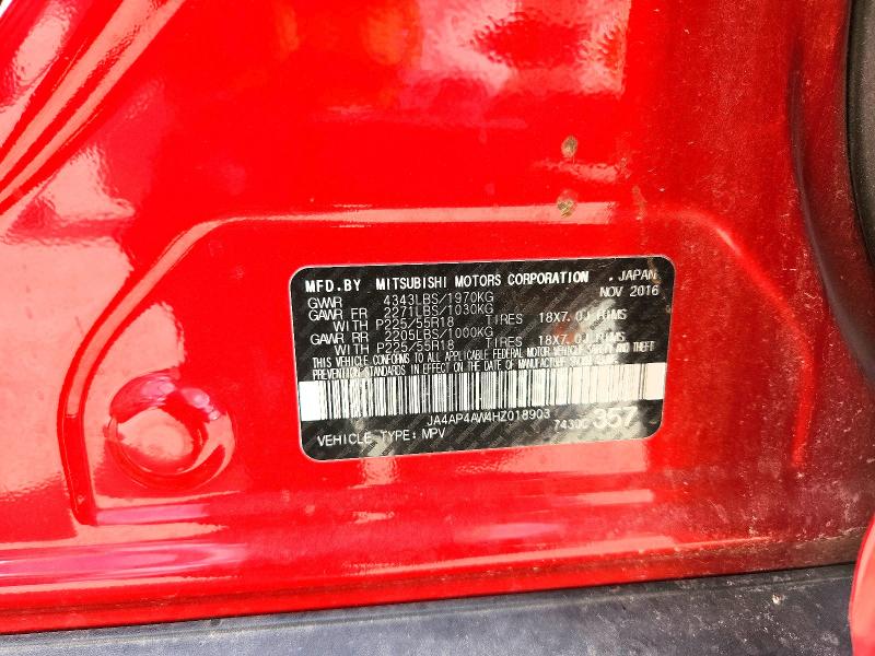 Продаж на аукціоні авто 2017 Mitsubishi Outlander Sport, vin: JA4AP4AW4HZ018903, номер лоту: 53310416