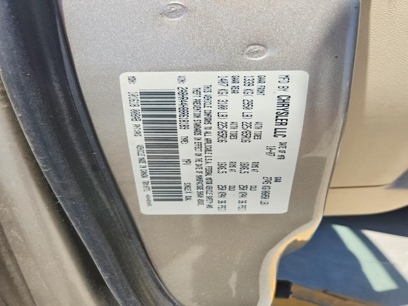 Aukcja sprzedaży 2008 Chrysler Town & Country, vin: 2A8HR44H88R618189, numer aukcji: 51452266