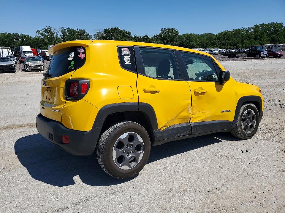Aukcja sprzedaży 2016 Jeep Renegade, vin: ZACCJAAT8GPC94101, numer aukcji: 53110726