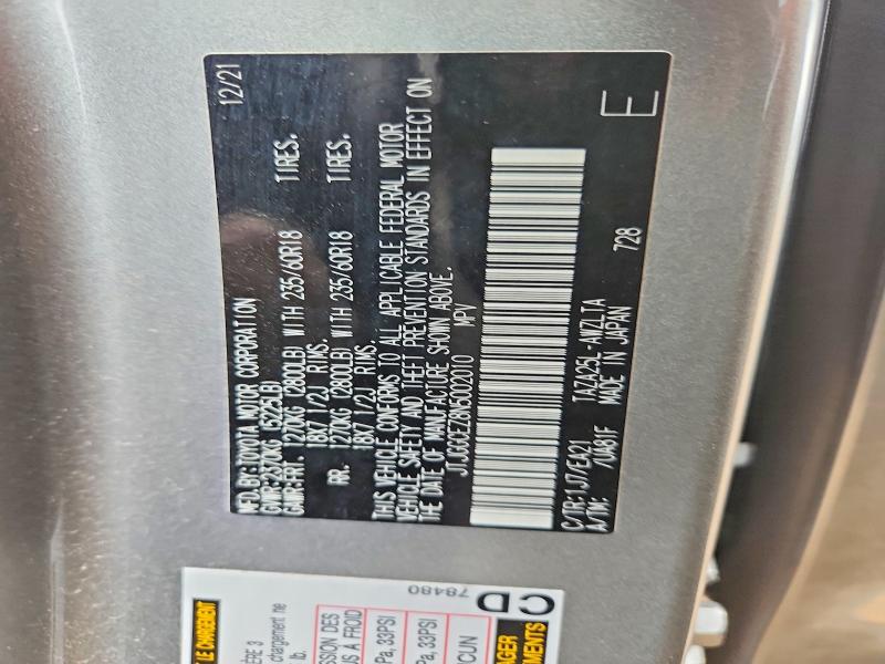 Продаж на аукціоні авто 2022 Lexus Nx, vin: JTJGGCEZ8N5002010, номер лоту: 53655856