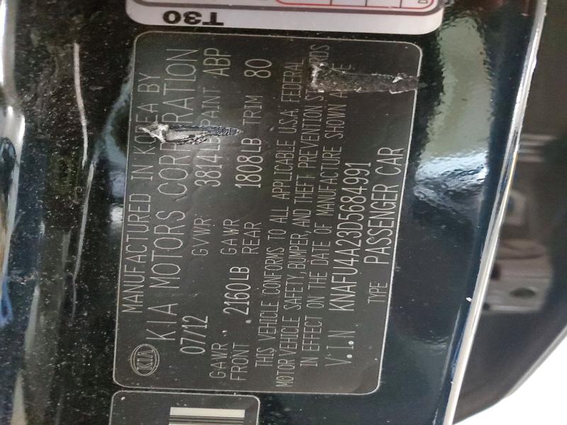 Aukcja sprzedaży 2013 Kia Forte, vin: KNAFU4A23D5684991, numer aukcji: 53420066