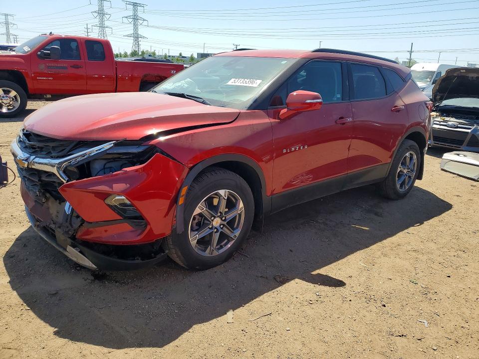 53135396 :رقم المزاد ، 3GNKBJRS0RS127809 vin ، 2024 Chevrolet Blazer مزاد بيع