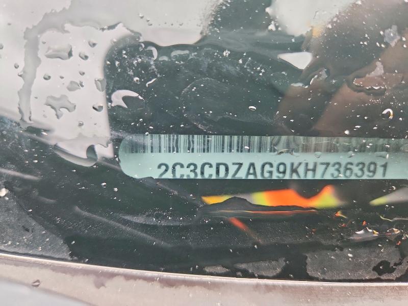Aukcja sprzedaży 2019 Dodge Challenger, vin: 2C3CDZAG9KH736391, numer aukcji: 52332846