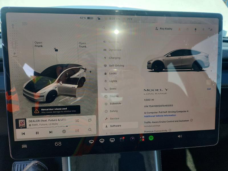 54892196 :رقم المزاد ، 7SAYGDED8TA493353 vin ، 2026 Tesla Model Y مزاد بيع