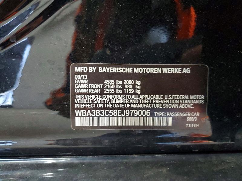 52170516 :رقم المزاد ، WBA3B3C58EJ979006 vin ، 2014 Bmw 328 مزاد بيع
