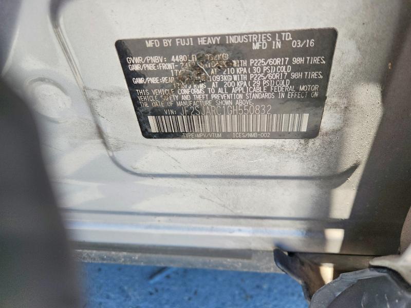 Aukcja sprzedaży 2016 Subaru Forester, vin: JF2SJARC1GH550832, numer aukcji: 53136996