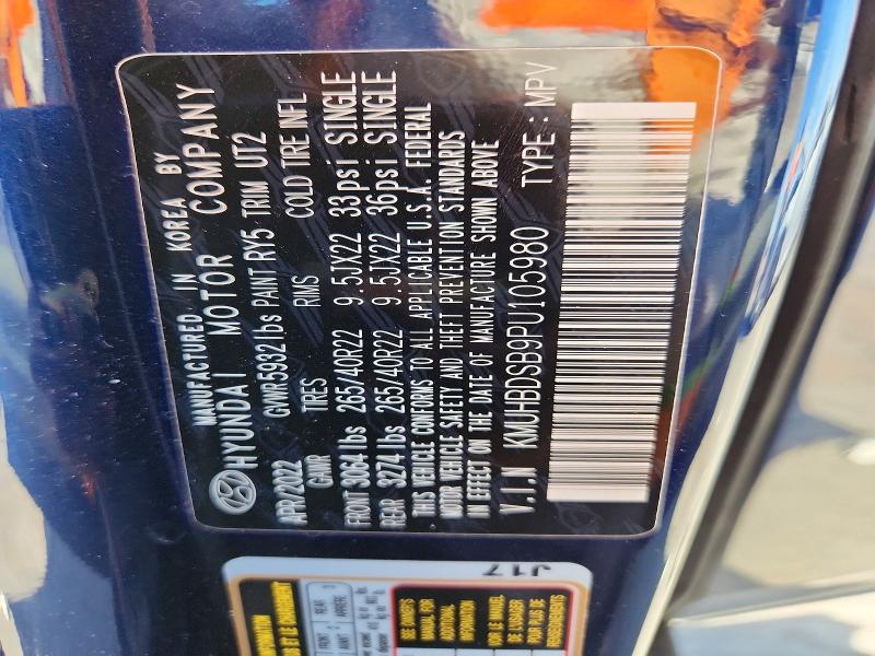 Auction sale of the 2023 Genesis Gv80, vin: KMUHBDSB9PU105980, lot number: 53844796