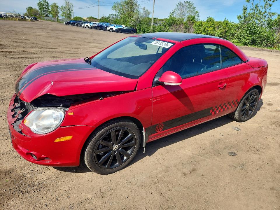2007 Volkswagen Eos მანქანა იყიდება აუქციონზე, vin: WVWEA71F07V024052, აუქციონის ნომერი: 55115346