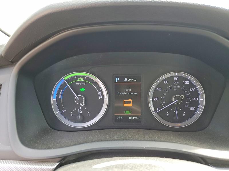 2018 Hyundai Sonata Hybrid მანქანა იყიდება აუქციონზე, vin: KMHE24L3XJA087362, აუქციონის ნომერი: 53325666