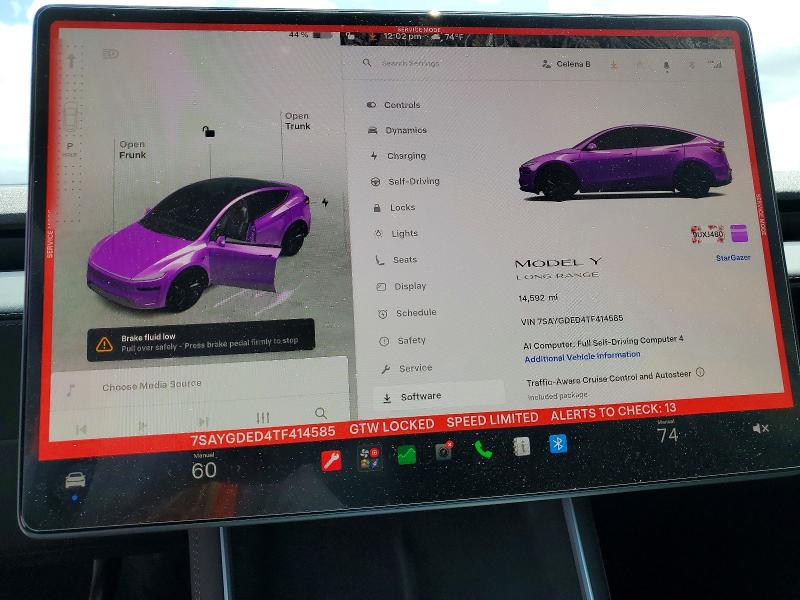 Aukcja sprzedaży 2026 Tesla Model Y, vin: 7SAYGDED4TF414585, numer aukcji: 55631626