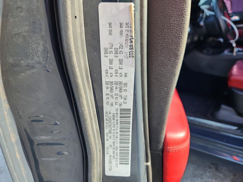 2017 Dodge Durango მანქანა იყიდება აუქციონზე, vin: 1C4SDHCT2HC774682, აუქციონის ნომერი: 51621126