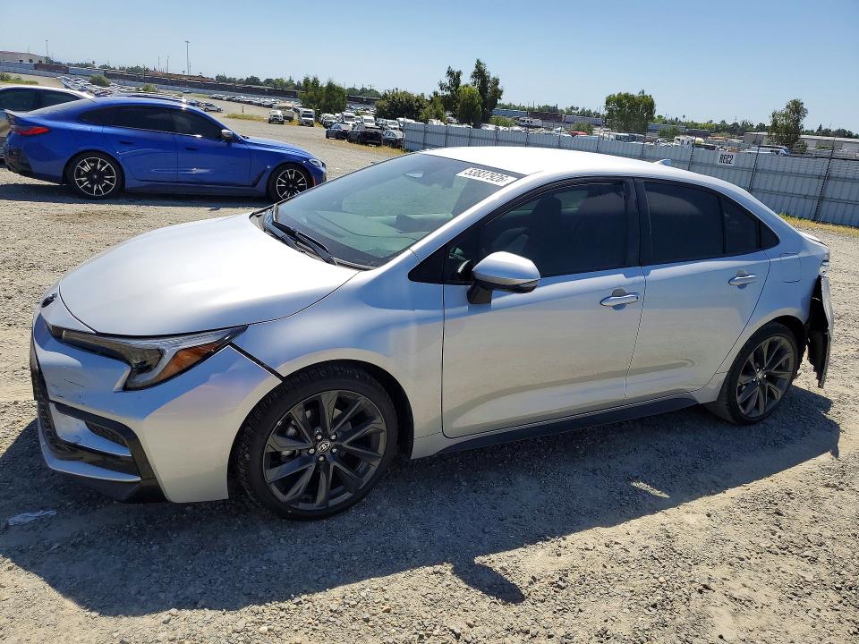 53837926 :رقم المزاد ، 5YFS4MCE5SP252637 vin ، 2025 Toyota Corolla مزاد بيع