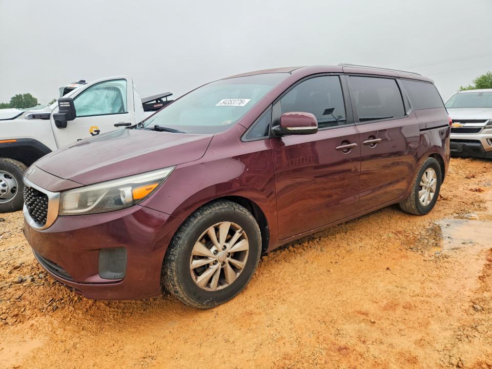 54353776 :رقم المزاد ، KNDMB5C11G6092188 vin ، 2016 Kia Sedona مزاد بيع