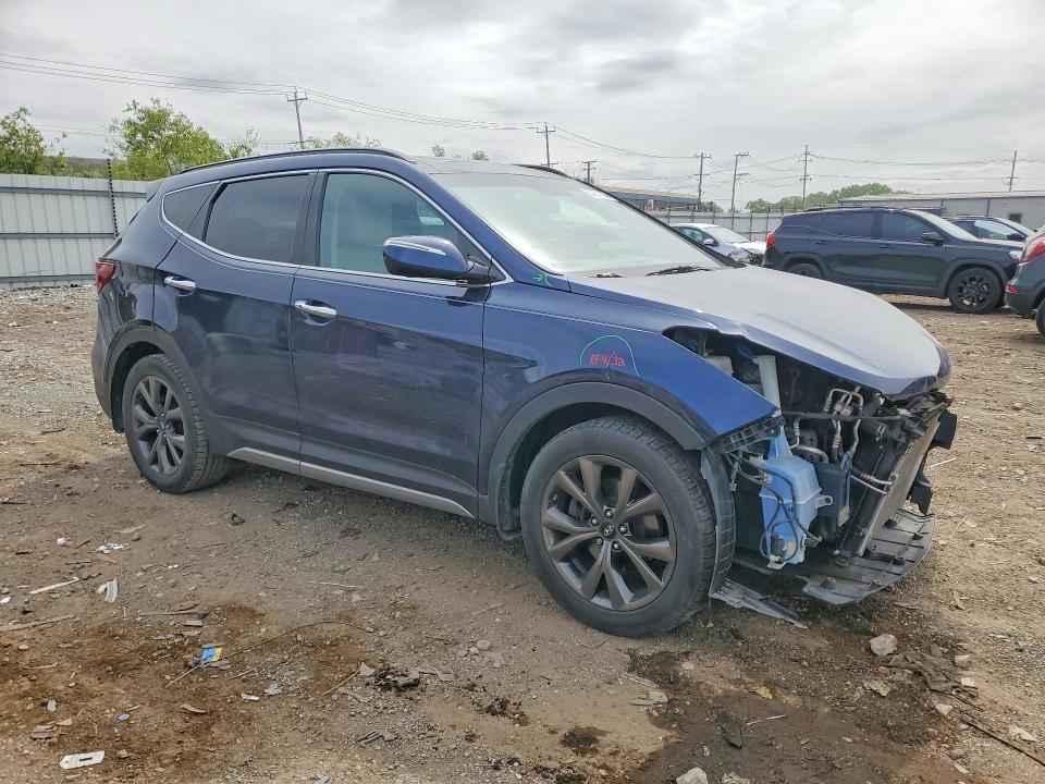 2017 Hyundai Santa Fe Sport მანქანა იყიდება აუქციონზე, vin: 5XYZWDLA2HG413979, აუქციონის ნომერი: 54251326