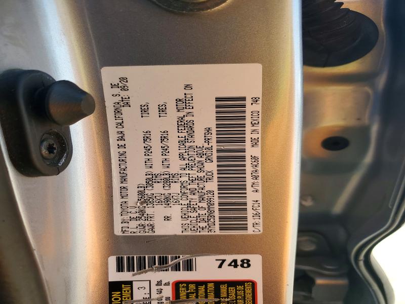 54715016 :رقم المزاد ، 3TMDZ5BN8MM099120 vin ، 2021 Toyota Tacoma مزاد بيع