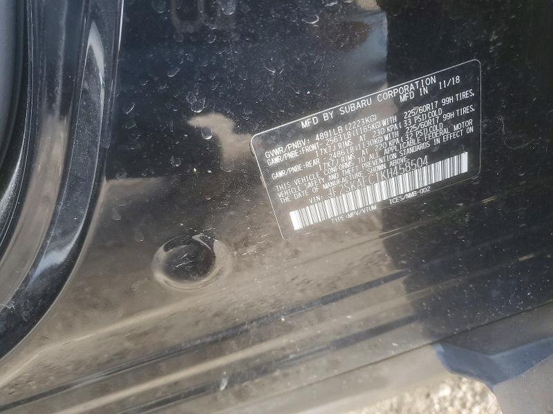 Aukcja sprzedaży 2019 Subaru Forester, vin: JF2SKAEC1KH458504, numer aukcji: 55553796