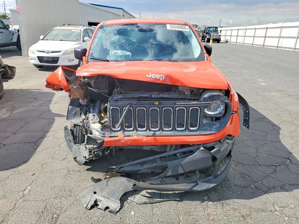55548866 :رقم المزاد ، ZACCJBAT8GPD79655 vin ، 2016 Jeep Renegade مزاد بيع