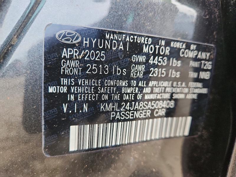 Aukcja sprzedaży 2025 Hyundai Sonata, vin: KMHL24JA8SA508408, numer aukcji: 54392616
