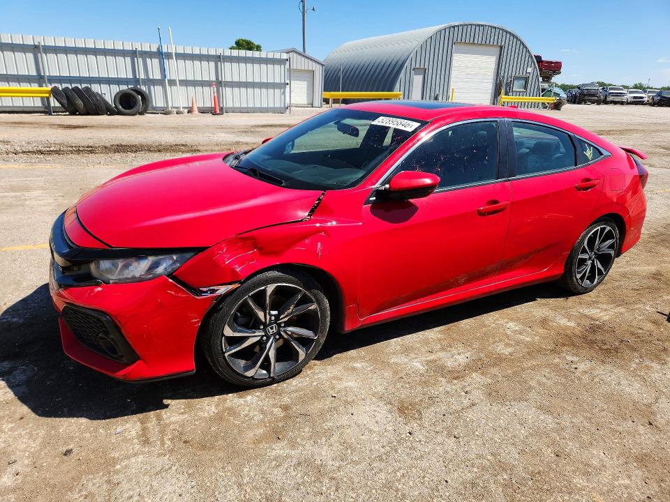 52895846 :رقم المزاد ، 2HGFC1E53JH704817 vin ، 2018 Honda Civic مزاد بيع