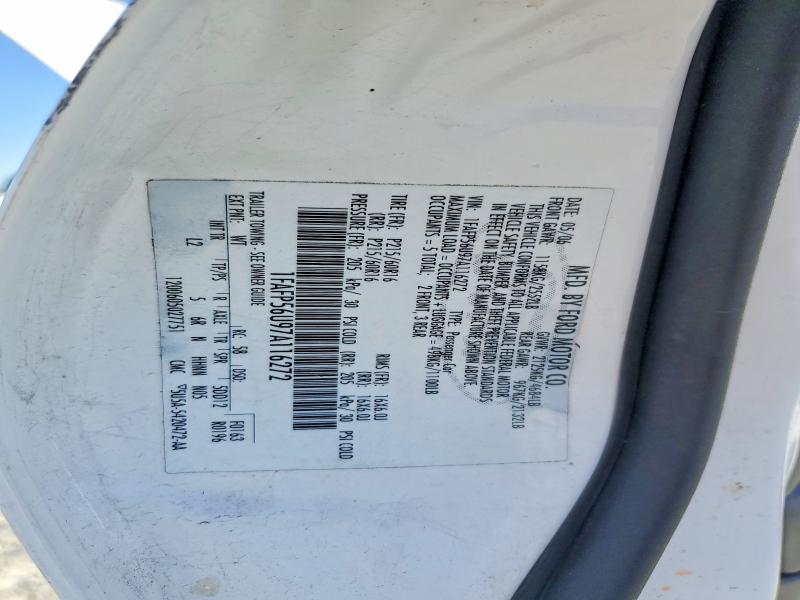 53980996 :رقم المزاد ، 1FAFP56U97A116272 vin ، 2007 Ford Taurus مزاد بيع