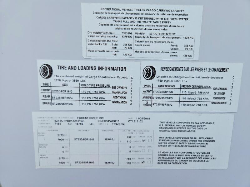 Продаж на аукціоні авто 2019 Forest River Sier Forest Riv, vin: 5ZT3CTYB9K1213102, номер лоту: 51212576