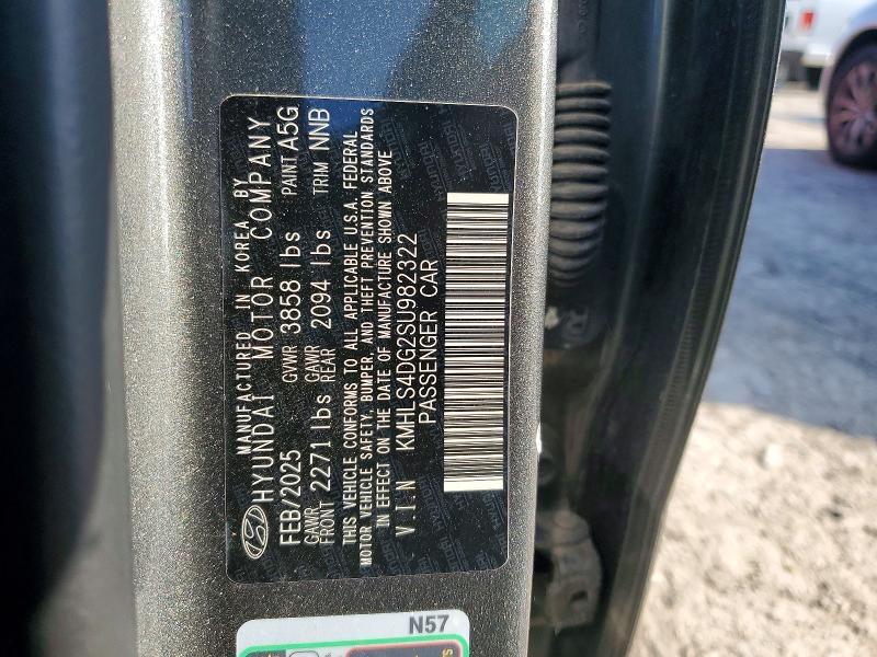 2025 Hyundai Elantra მანქანა იყიდება აუქციონზე, vin: KMHLS4DG2SU982322, აუქციონის ნომერი: 53093596