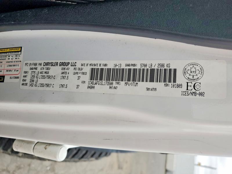Aukcja sprzedaży 2014 Jeep Wrangler Unlimited, vin: 1C4BJWFG1EL173500, numer aukcji: 54024256