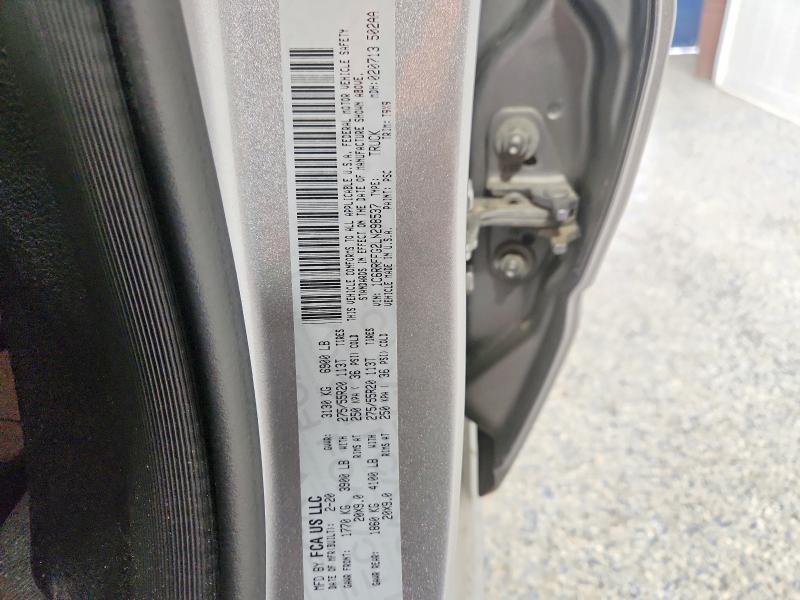 2020 Ram 1500 მანქანა იყიდება აუქციონზე, vin: 1C6RRFFG2LN298537, აუქციონის ნომერი: 54322186