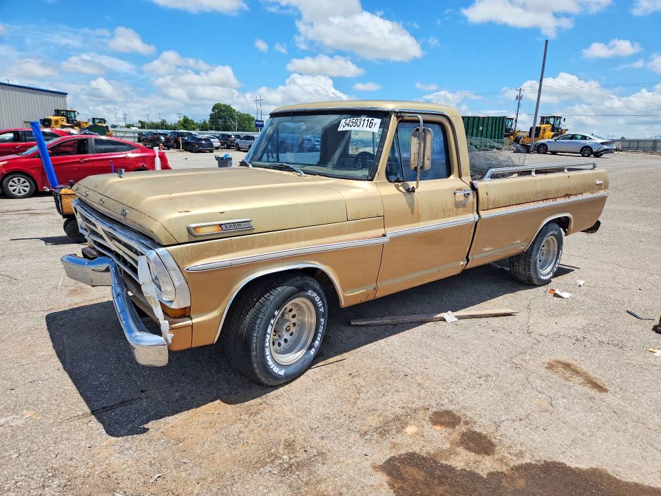 Продажа на аукционе авто 1971 Ford F100, vin: F10YKL44772, номер лота: 54593116