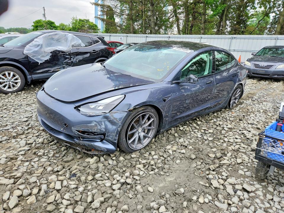54820696 :رقم المزاد ، 5YJ3E1EA7MF094701 vin ، 2021 Tesla Model 3 مزاد بيع