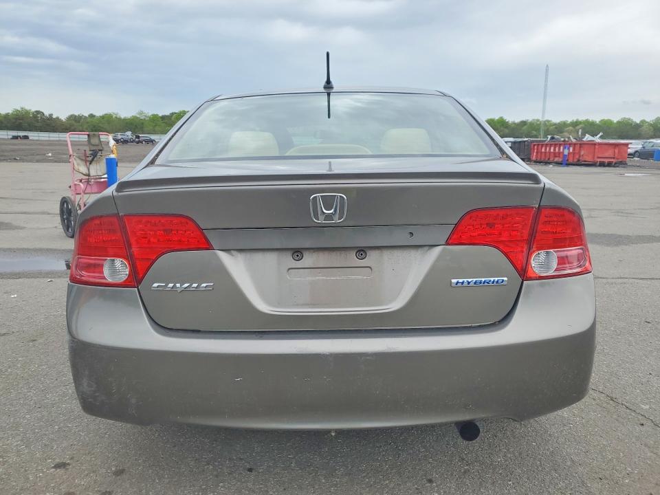 2006 Honda Civic მანქანა იყიდება აუქციონზე, vin: JHMFA36276S011865, აუქციონის ნომერი: 53727216