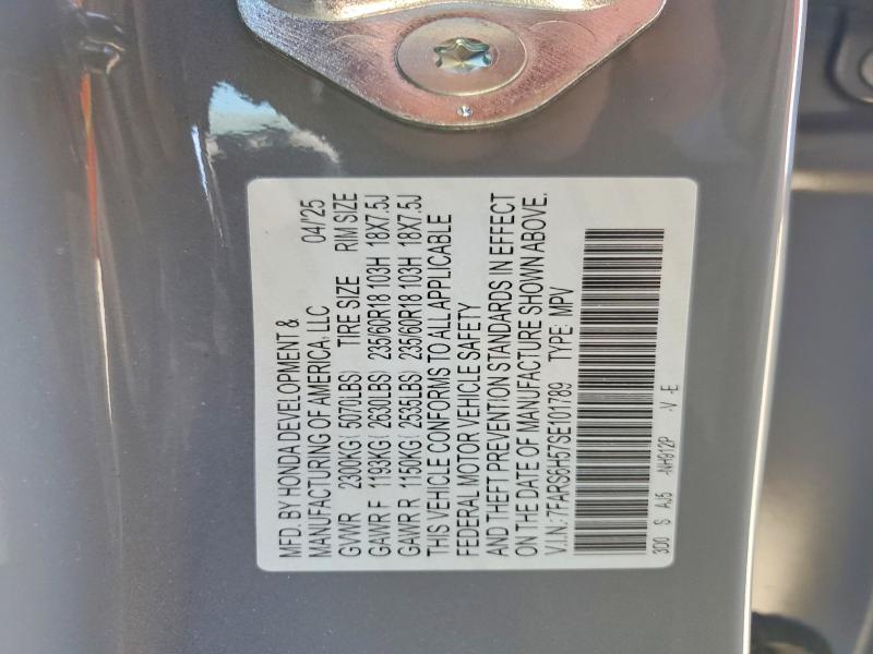 Aukcja sprzedaży 2025 Honda Cr-v, vin: 7FARS6H57SE101789, numer aukcji: 51678316