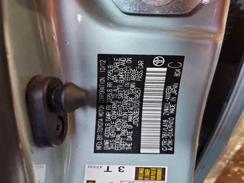 Aukcja sprzedaży 2013 Toyota Prius V, vin: JTDZN3EU1D3198257, numer aukcji: 54323976
