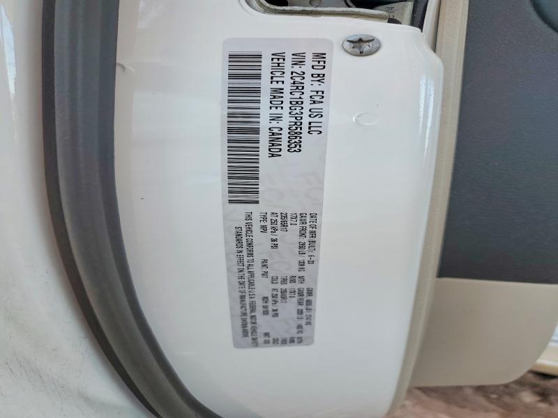 51903116 :رقم المزاد ، 2C4RC1BG3PR586353 vin ، 2023 Chrysler Pacifica مزاد بيع