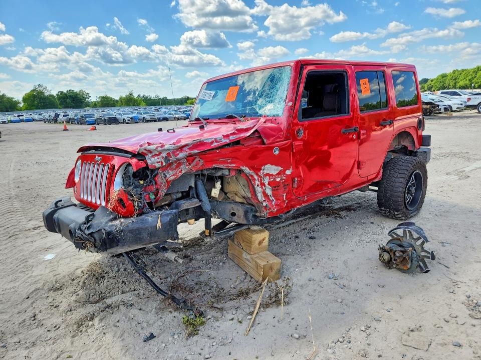 2017 Jeep Wrangler Unlimited მანქანა იყიდება აუქციონზე, vin: 1C4BJWEGXHL657347, აუქციონის ნომერი: 53591186