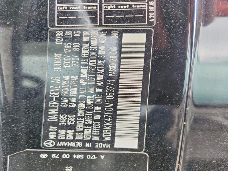 Продажа на аукционе авто 1998 Mercedes-benz Slk, vin: WDBKK47F0WF063771, номер лота: 54977746