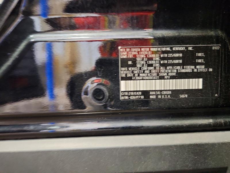 Продаж на аукціоні авто 2022 Toyota Rav4, vin: 4T3D6RFV0NU065831, номер лоту: 55018046