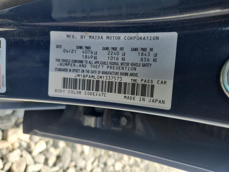 Aukcja sprzedaży 2021 Mazda 3, vin: JM1BPAML0M1337573, numer aukcji: 52595996