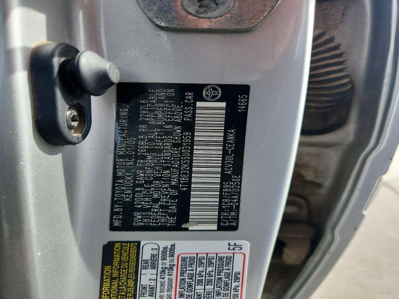 Aukcja sprzedaży 2005 Toyota Camry, vin: 4T1BE32K55U031959, numer aukcji: 54814976