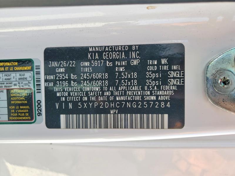 Продаж на аукціоні авто 2022 Kia Telluride, vin: 5XYP2DHC7NG257284, номер лоту: 54897916