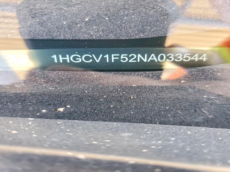 Продажа на аукционе авто 2022 Honda Accord, vin: 1HGCV1F52NA033544, номер лота: 55326806