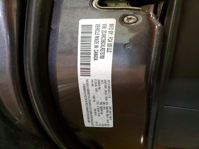 54557046 :رقم المزاد ، 2C4RC3BGXLR273788 vin ، 2020 Chrysler Pacifica مزاد بيع